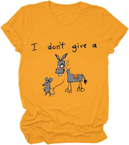 I Don't Give A Graphic T-shirts
