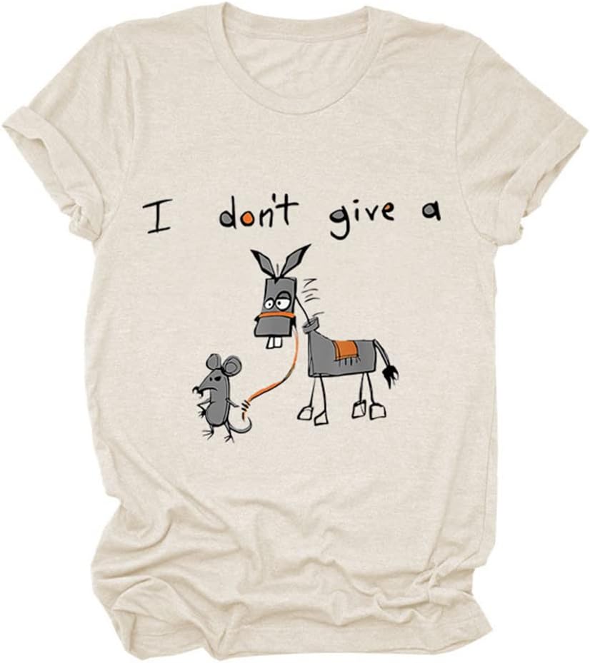 I Don't Give A Graphic T-shirts