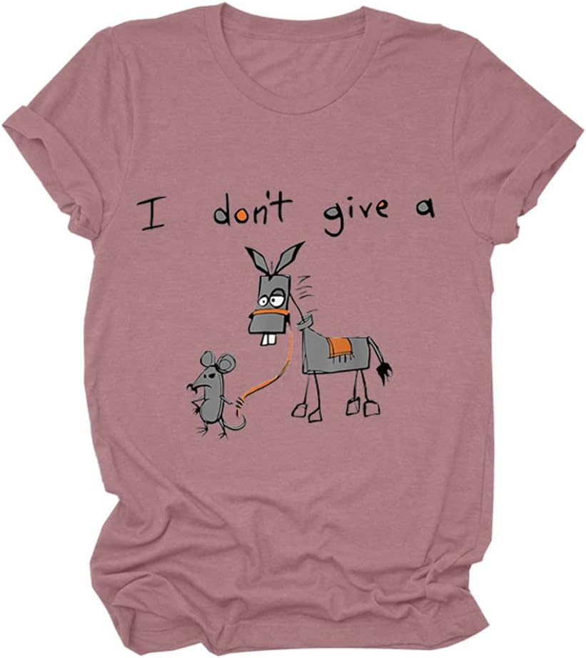 I Don't Give A Graphic T-shirts