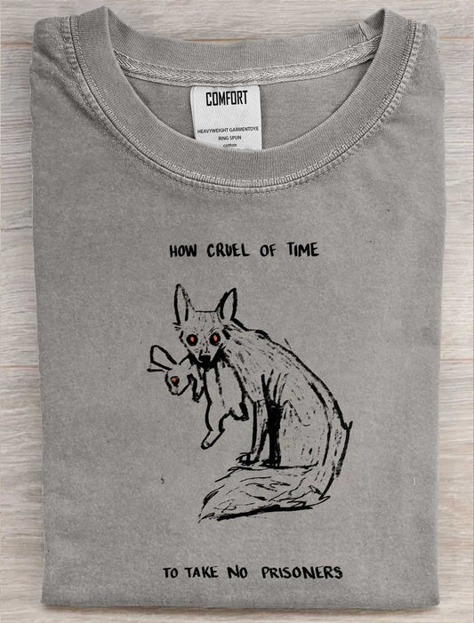 Art Print Casual Short Sleeve T-shirt