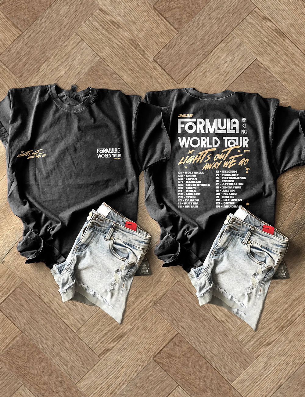 Formula One Racing World Tour Inspired T-Shirt