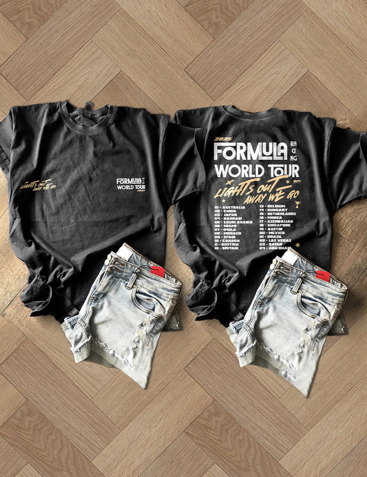 Formula One Racing World Tour Inspired T-Shirt