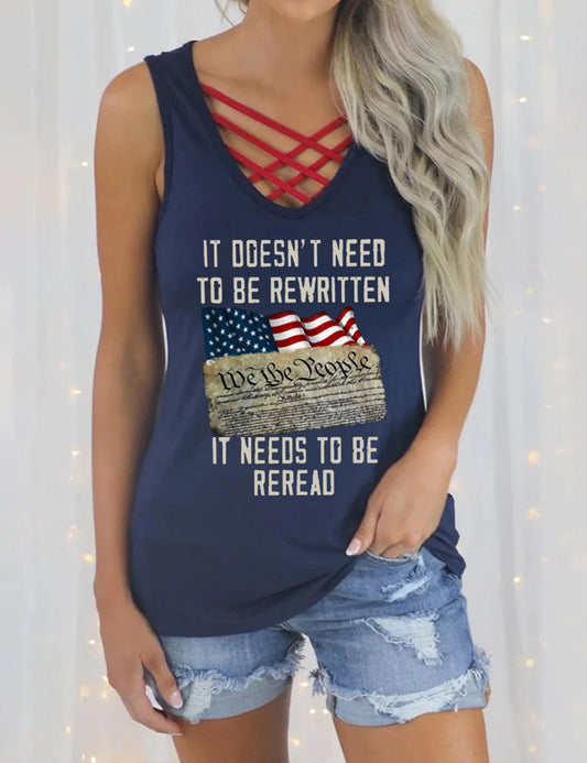 It Doesn't Need To Be Rewritten Funny Tank