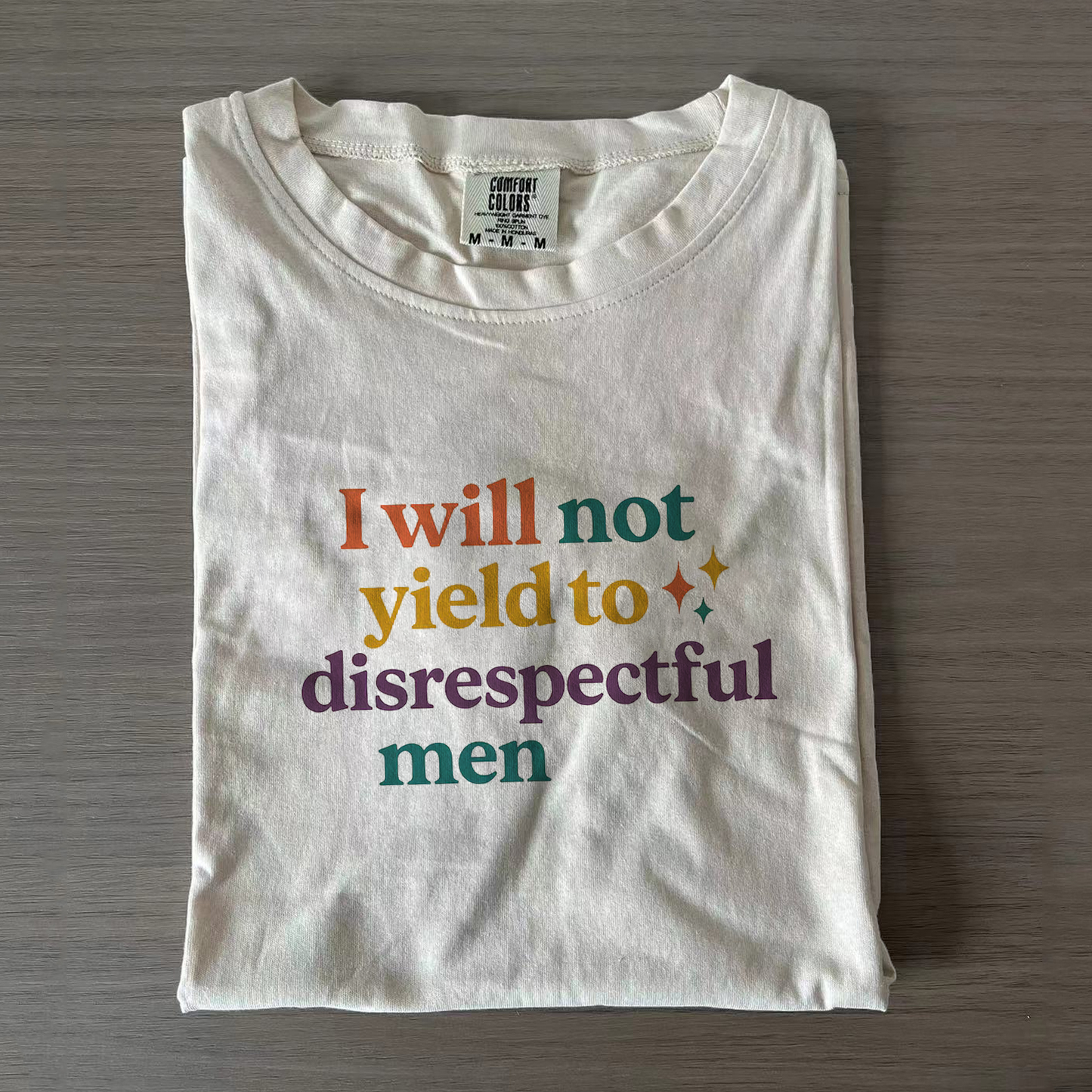 I Will Not Yield to Disrespectful Men AOC Quote Shirt