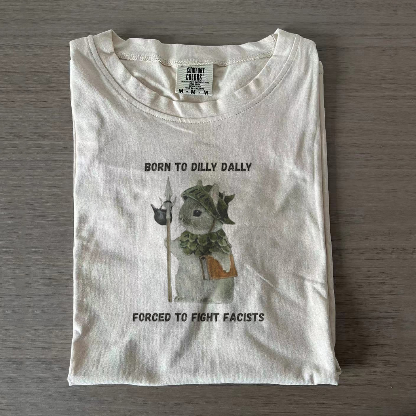 Dilly Dally Rabbit Fight Fascists Rabbit Shirt