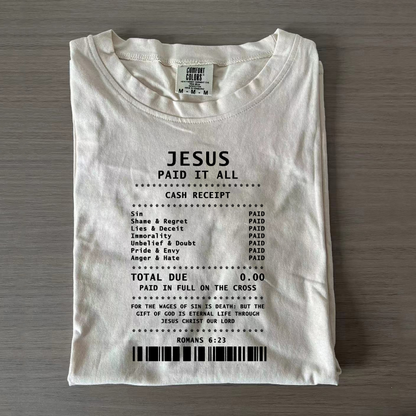 Jesus Paid It All Christian Shirt