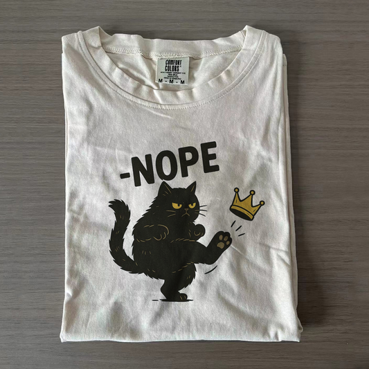 No Kings in America Black Cat Lady Liberty Shirt