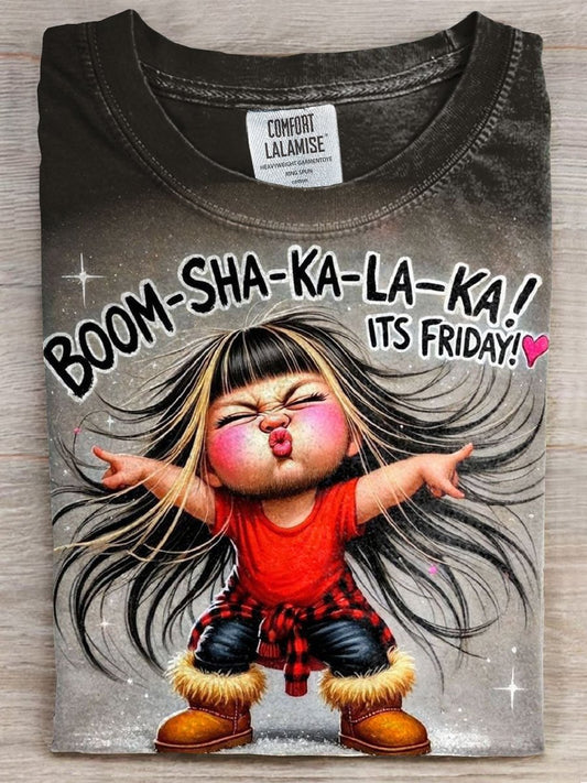 Funny Printed Casual T-shirt