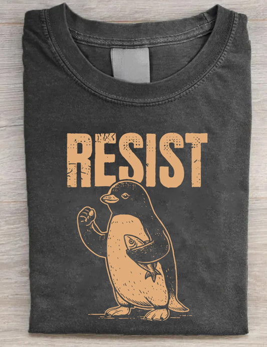 Resist Penguin Activism T-Shirt