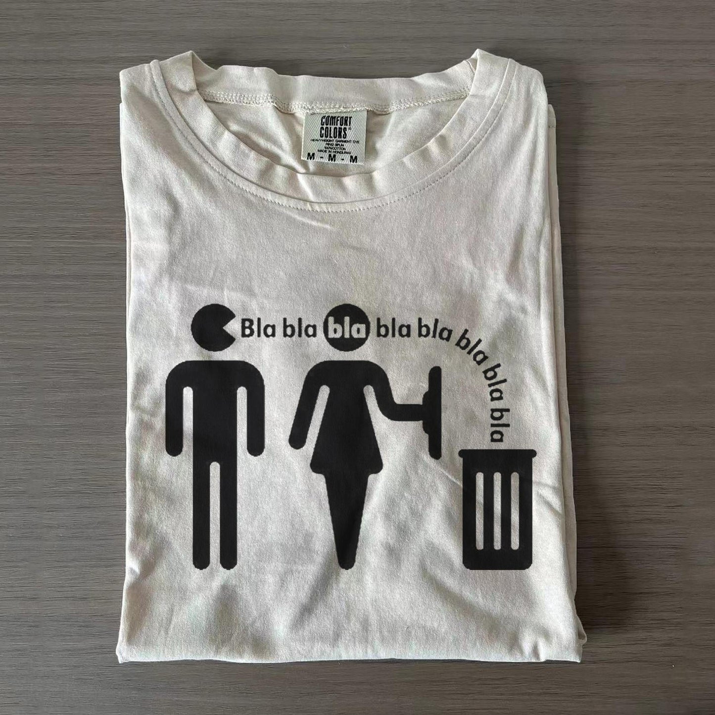 Blablabla Fun prints Crew Neck T-shirts