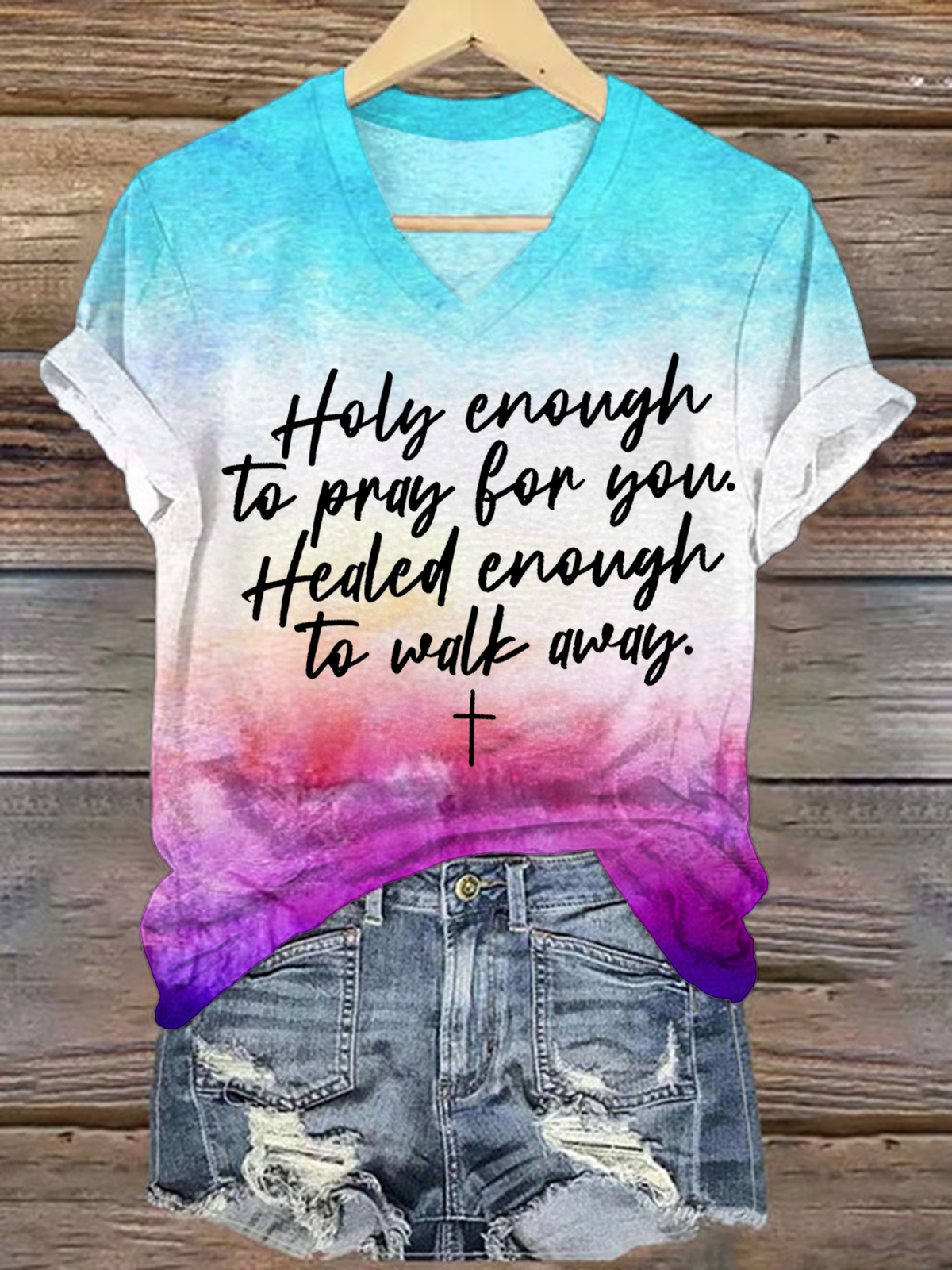 Faith With Boundaries V-neck T-Shirt