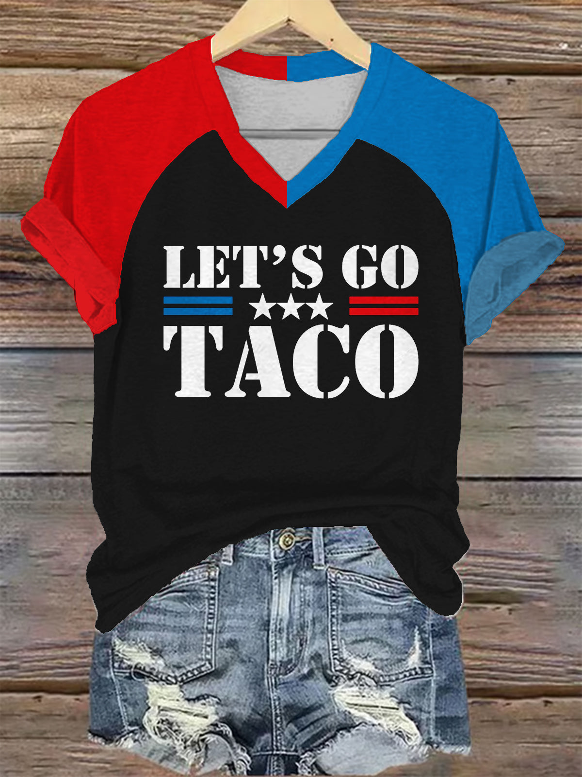 Let's Go TACO V-neck T-Shirt