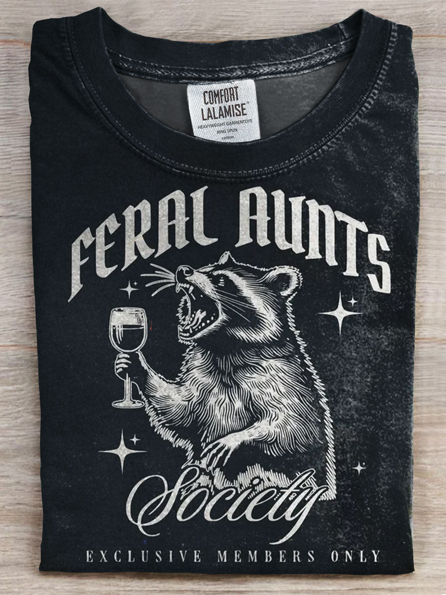 Retro Funny Printed Casual T-shirt