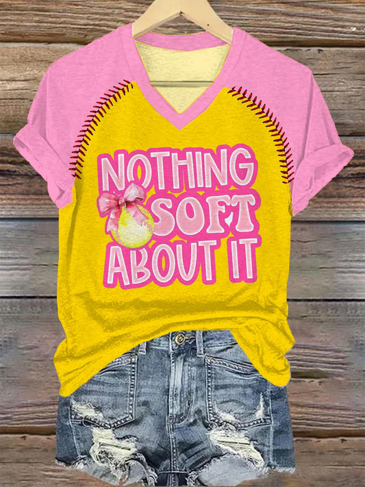 Nothing Soft About It V-neck T-Shirt
