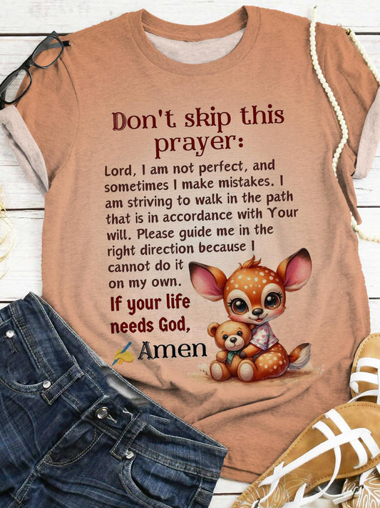 Faith Quotes Vintage Crew Neck T-shirt