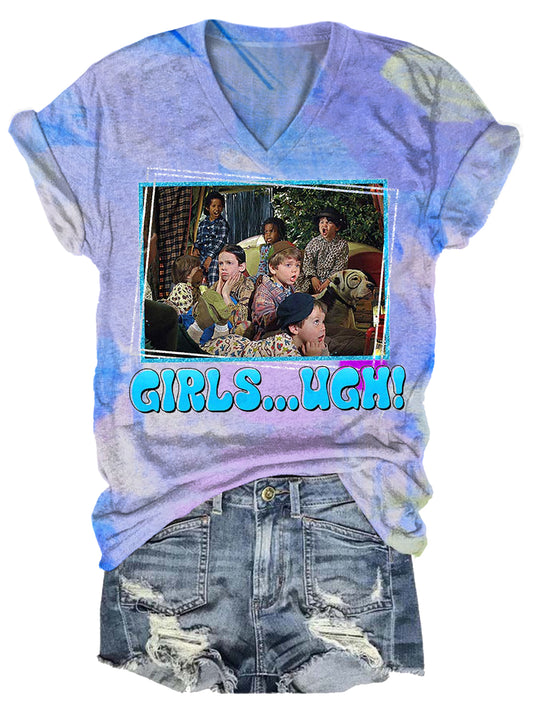 Mädchen T-Shirt mit lustigem Ugh-Filmfan-Print 