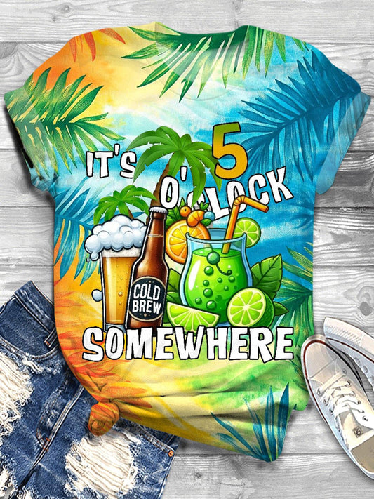 It's 5 O' Clock Somewhere T-shirts