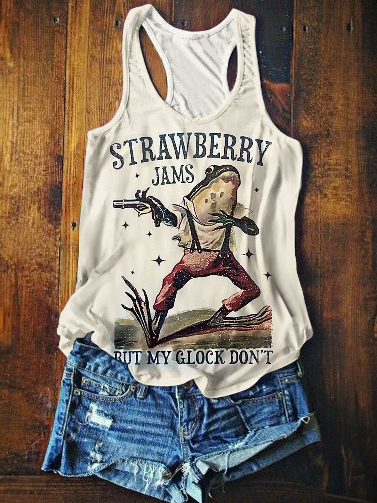 Funny Printed Tank Top