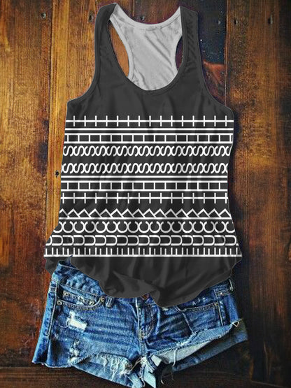 Fuck This Shit Printed Casual Tank Top