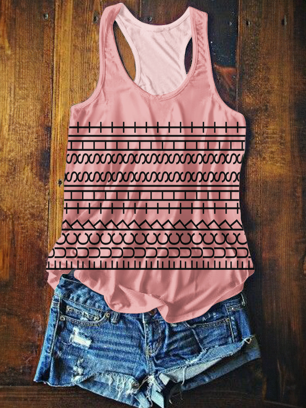 Fuck This Shit Printed Casual Tank Top