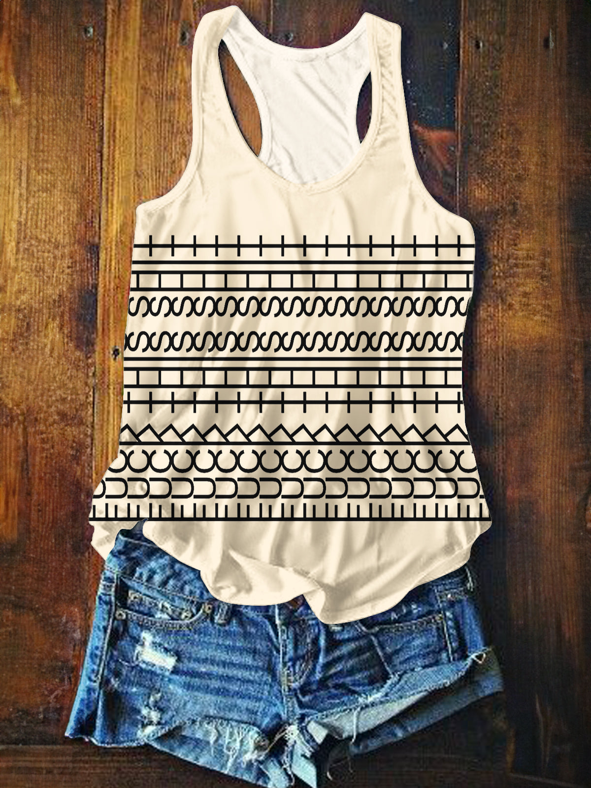 Fuck This Shit Printed Casual Tank Top