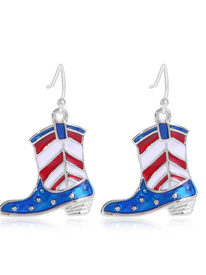 4th Of July Celebrating Earring