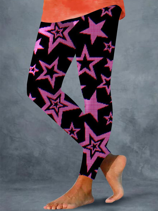 Star Print Leggings