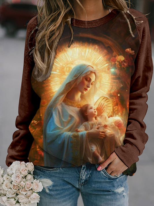 Mary And The Child Long Sleeve Casual Top
